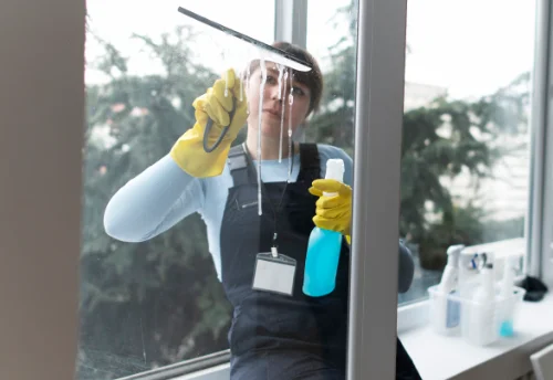 Nettoyage de vitres intérieures et extérieures à Saint-Caradec-Trégomel